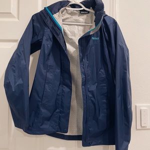 Marmot Precip Eco Rain Jacket Womens Size S in Arctic Navy -- FREE SHIPPING